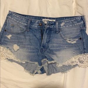 A&F jeans shorts